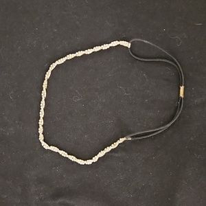 Sparkly silver hairband